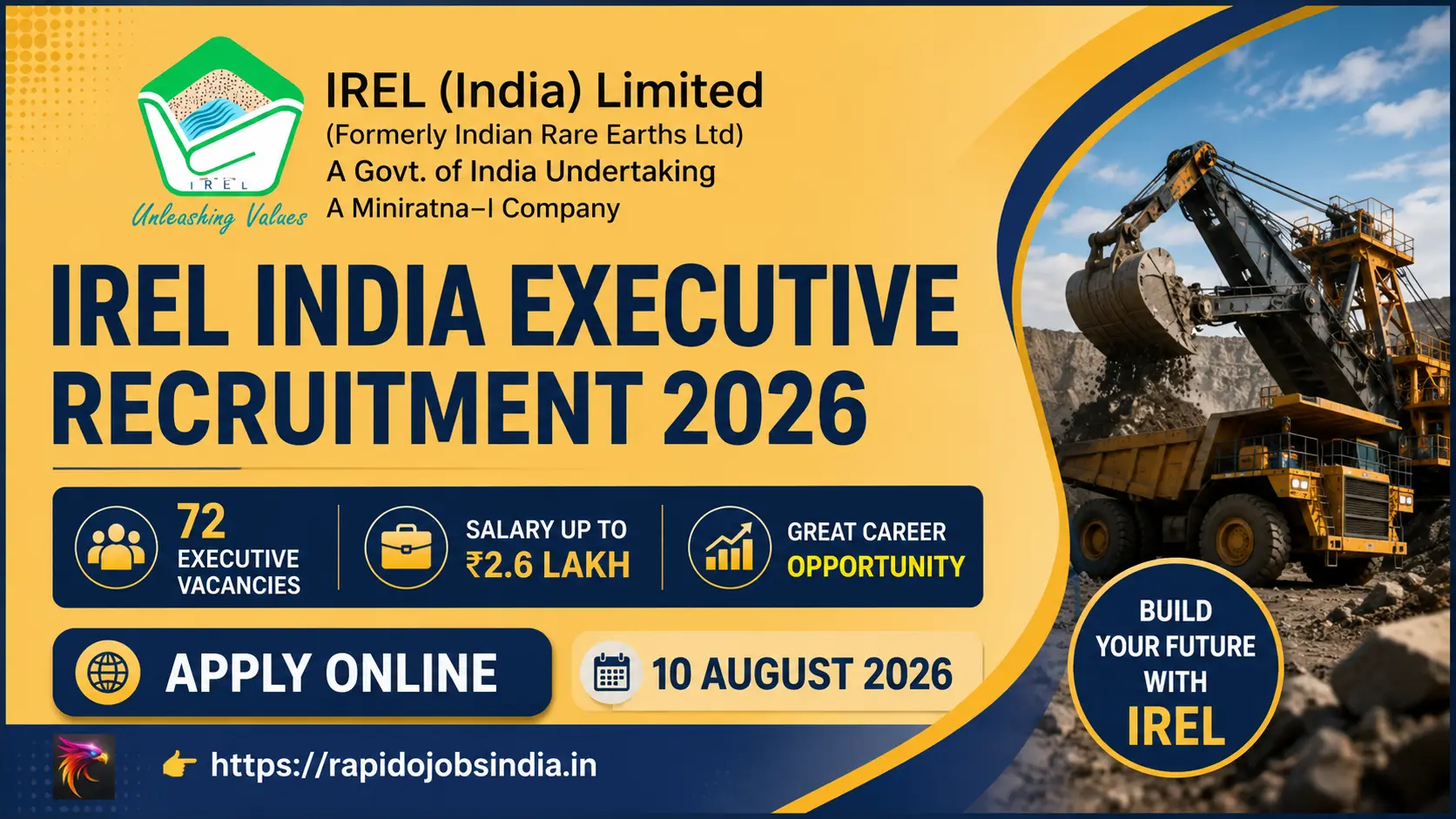 IREL India Executive Recruitment 2026