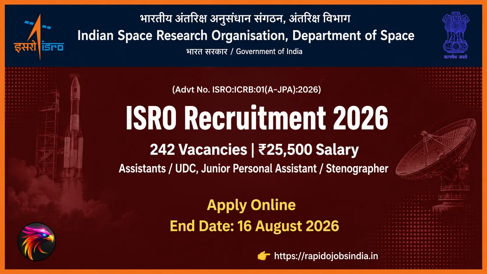 ISRO Recruitment 2026