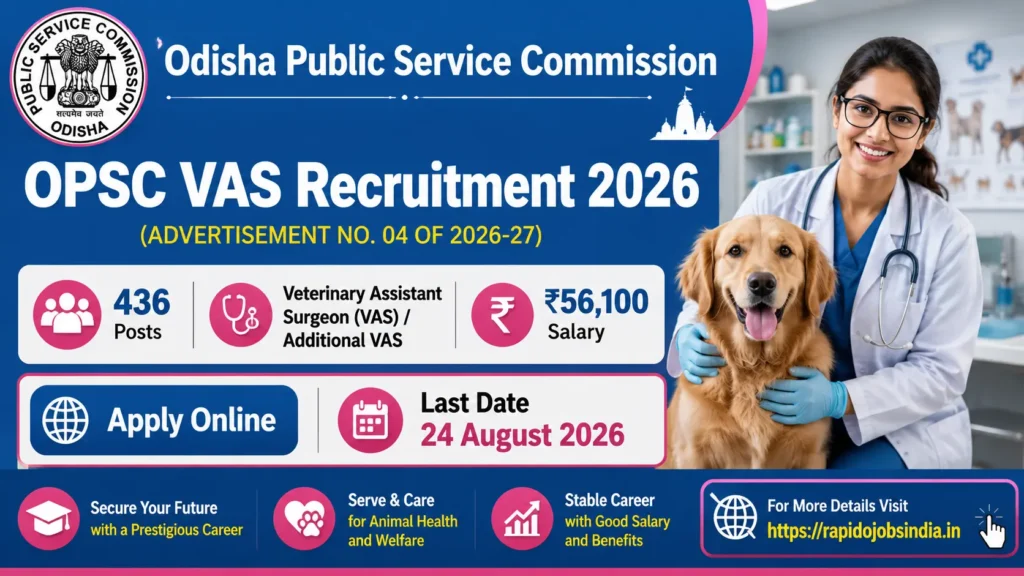 OPSC VAS Recruitment 2026