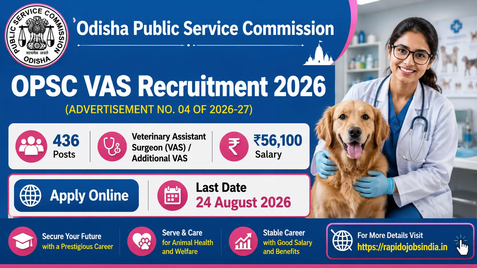 OPSC VAS Recruitment 2026