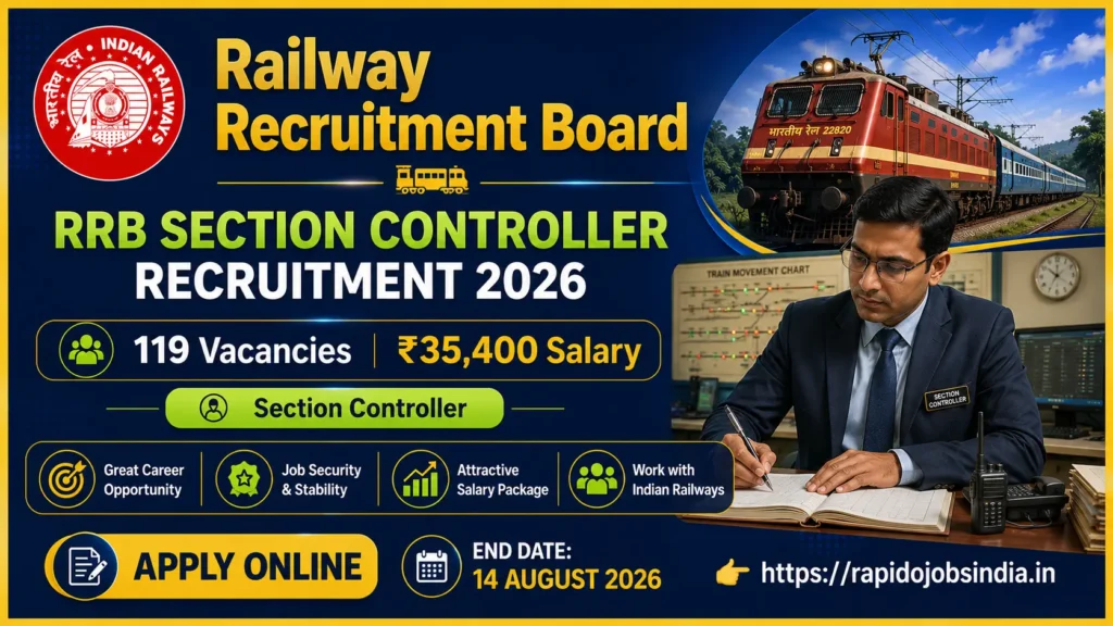 RRB Section Controller Recruitment 2026