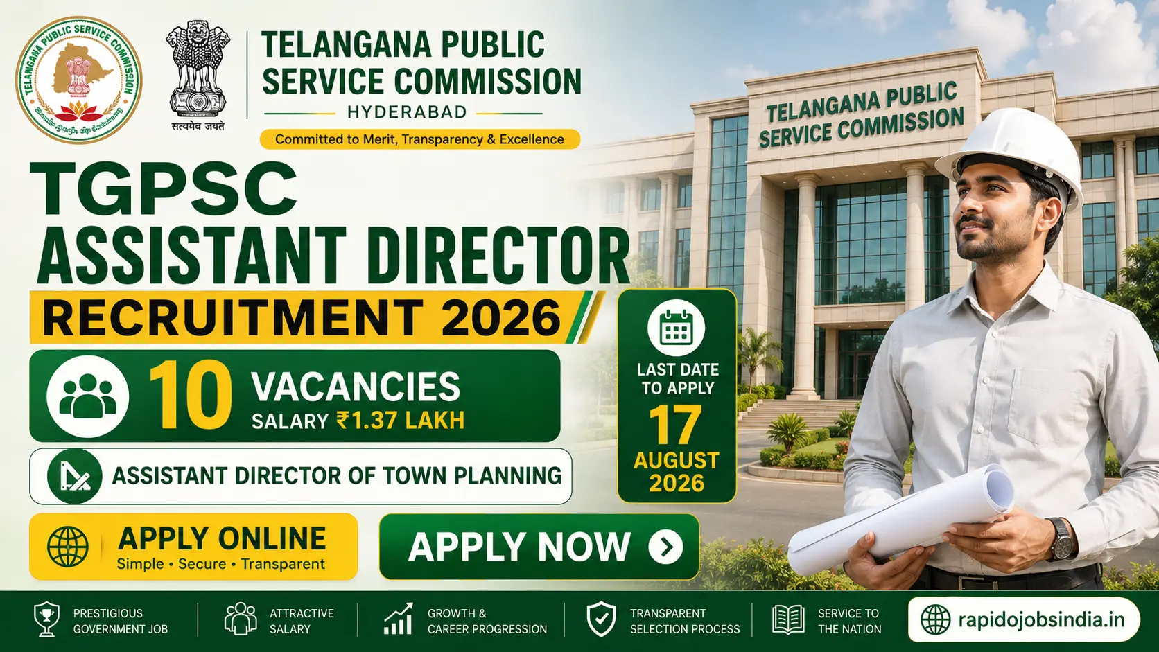  TGPSC Assistant Director Recruitment 2026