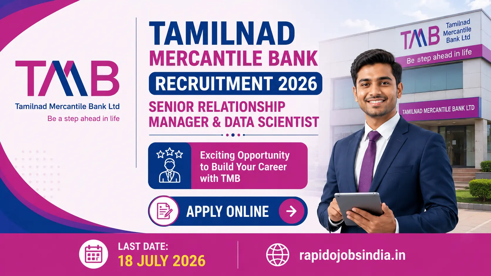 Tamilnad Mercantile Bank  Recruitment 2026