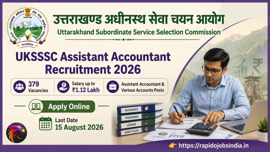 UKSSSC Assistant Accountant Recruitment 2026