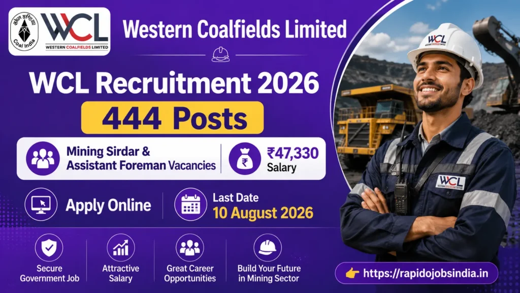 WCL Recruitment 2026