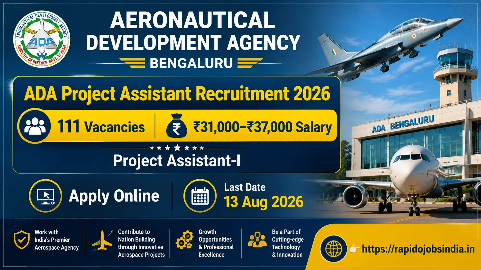 ADA Project Assistant Recruitment 2026