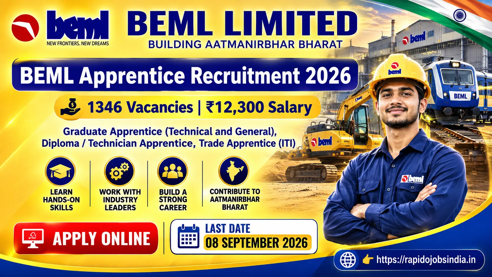 BEML Apprentice Recruitment 2026