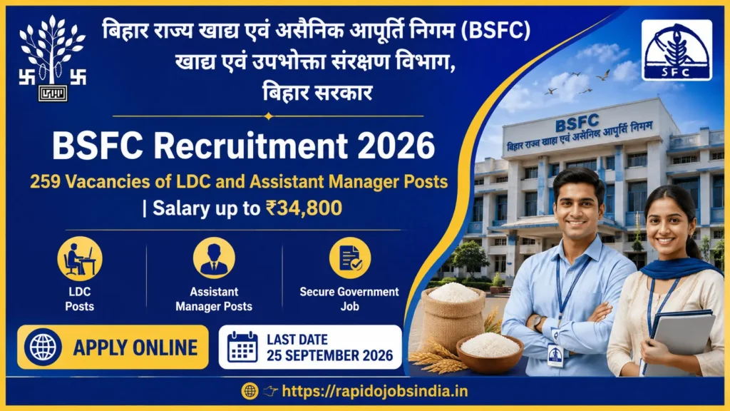 BSFC Recruitment 2026