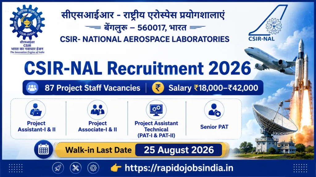 CSIR NAL Recruitment 2026