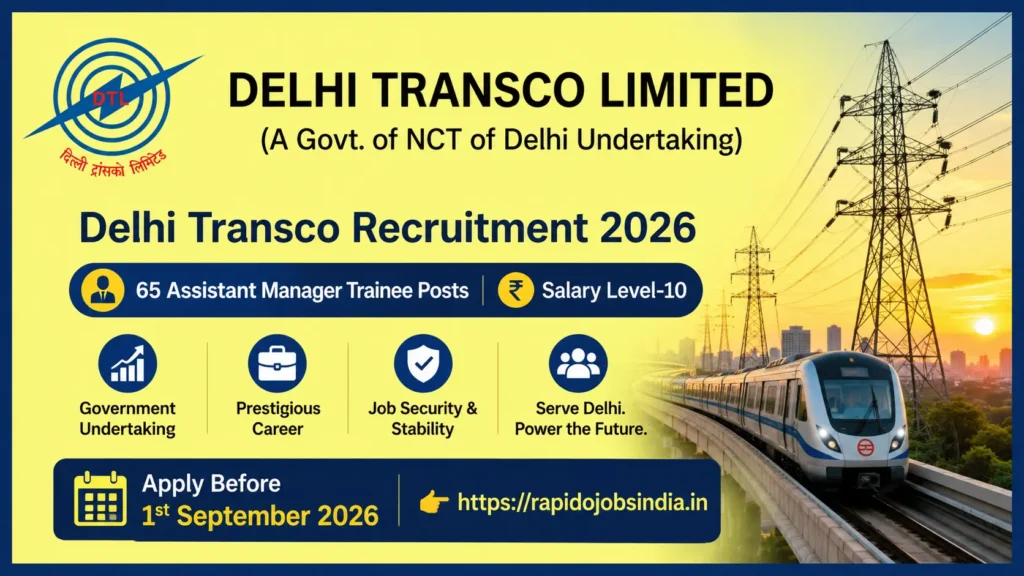 Delhi Transco Recruitment 2026