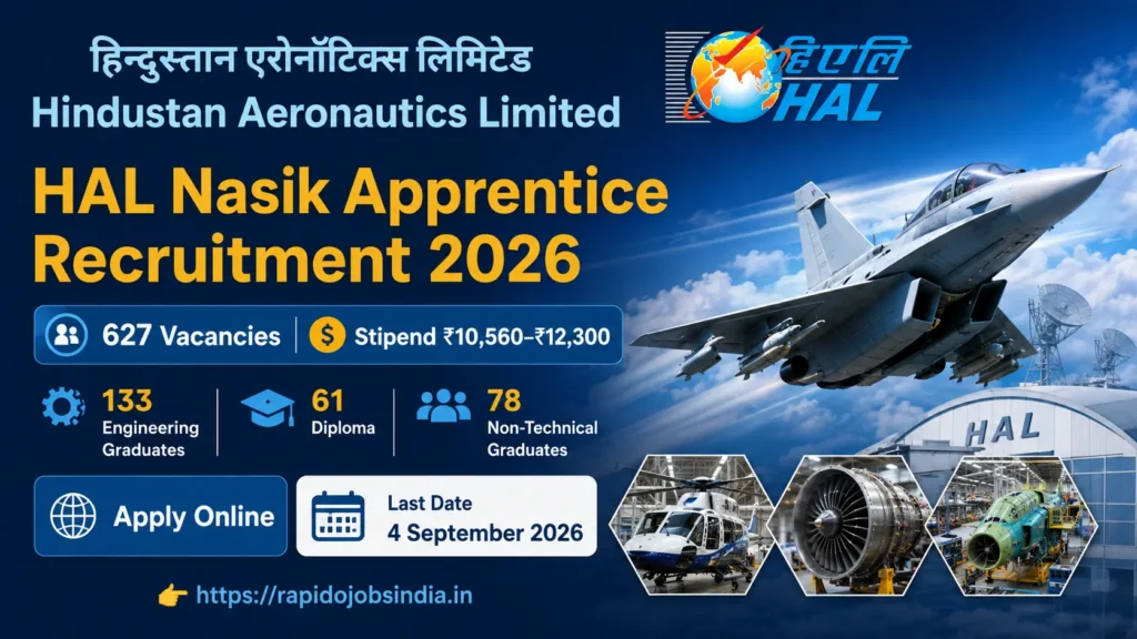 HAL Nasik Apprentice Recruitment 2026