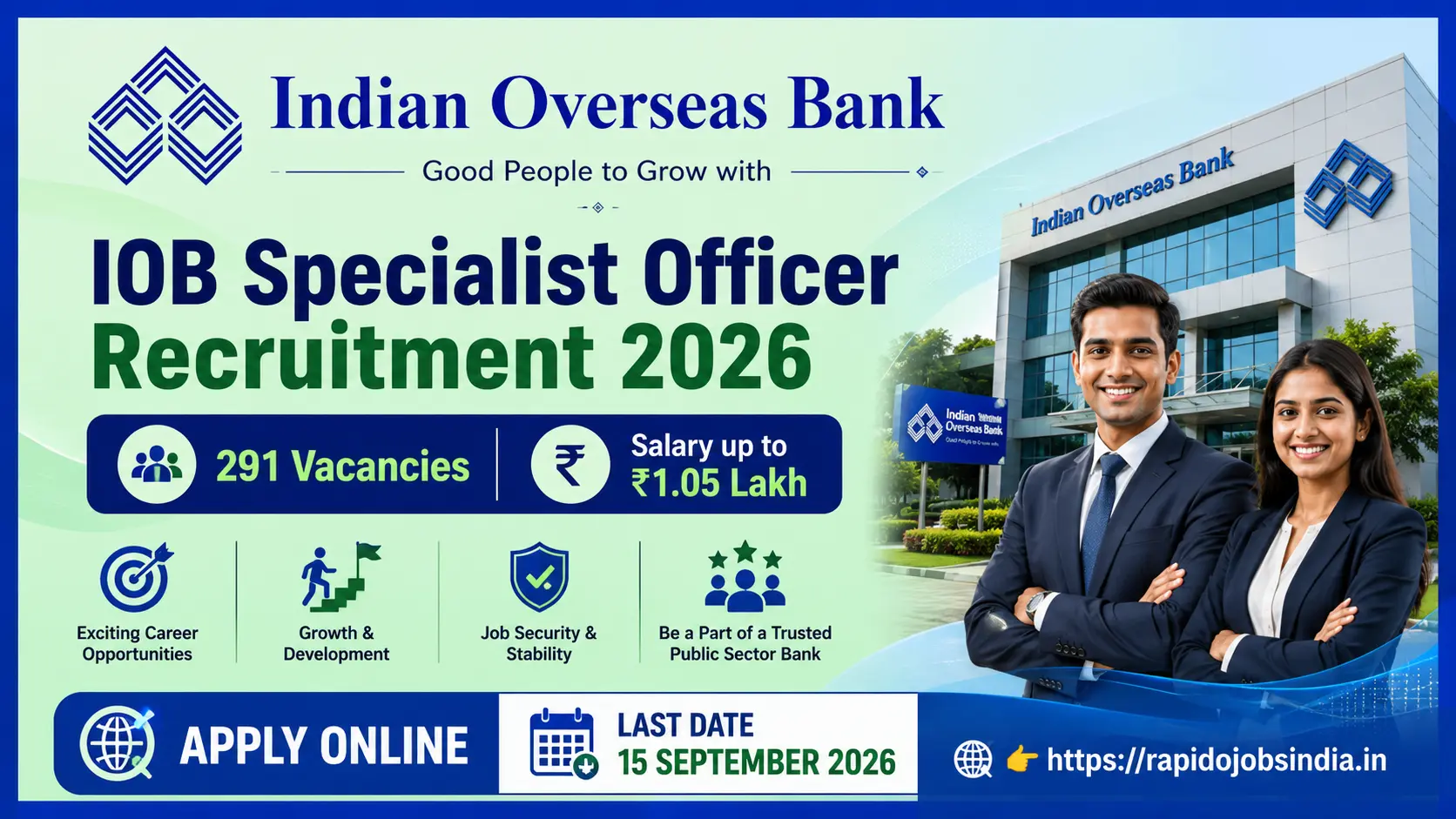 IOB Specialist Officer Recruitment 2026