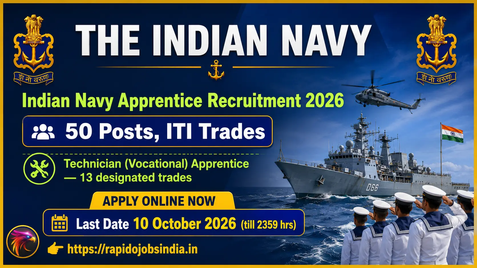Indian Navy Apprentice Recruitment 2026