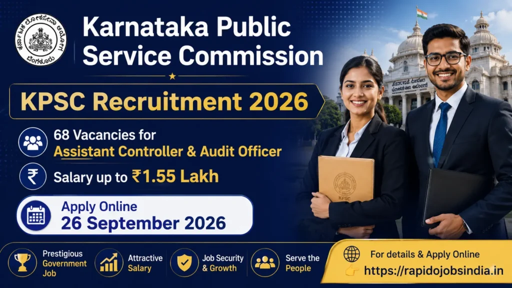 KPSC Asst Controller and Audit Officer Recruitment 2026