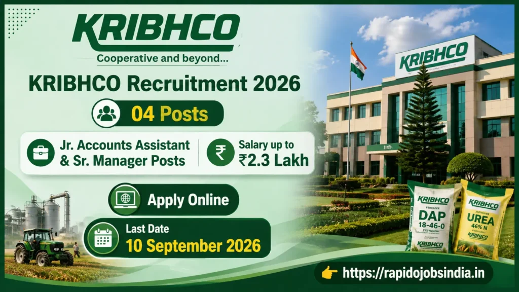 KRIBHCO Recruitment 2026