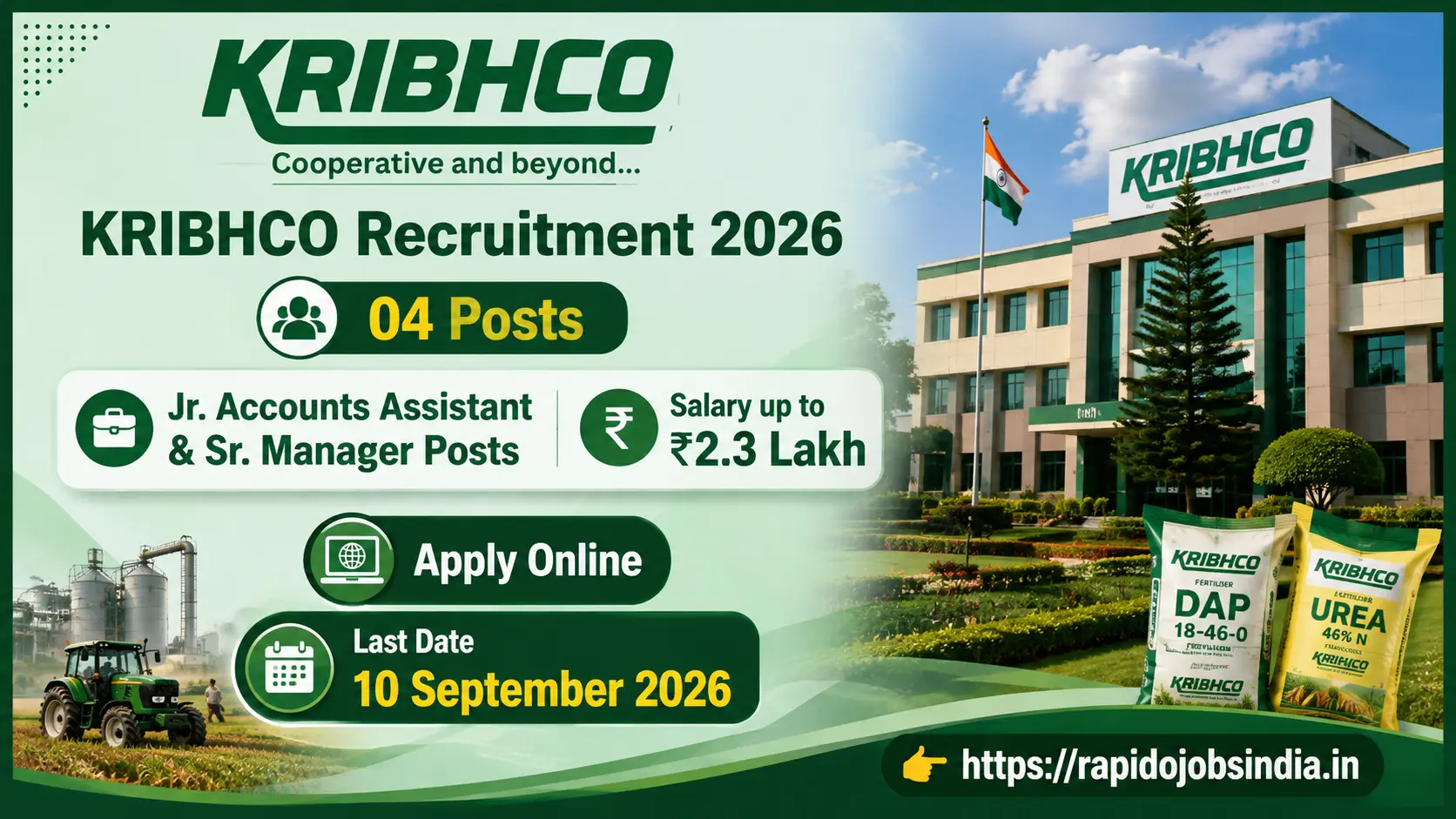 KRIBHCO Recruitment 2026
