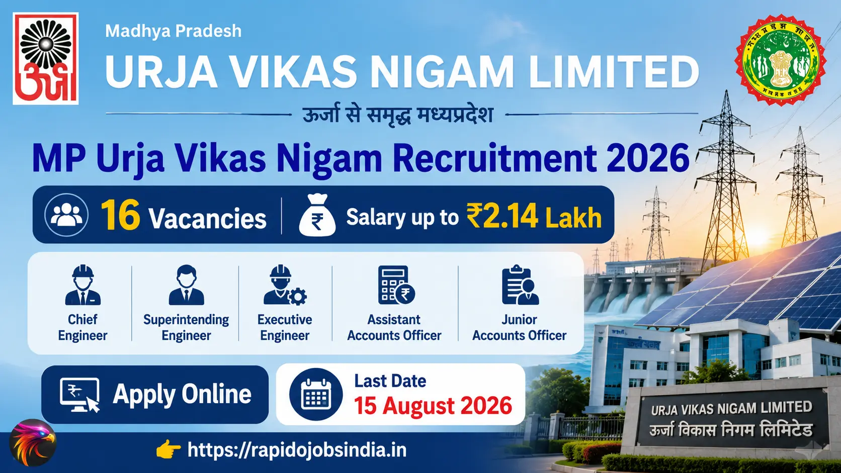 MP Urja Vikas Nigam Recruitment 2026
