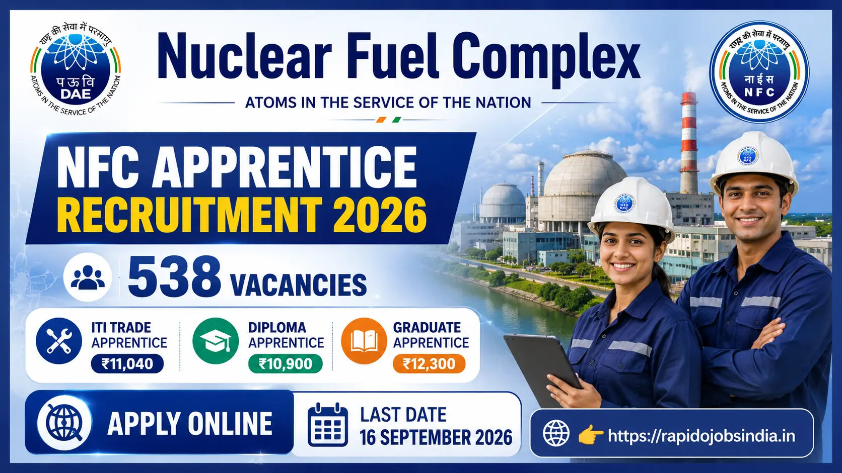NFC Apprentice Recruitment 2026