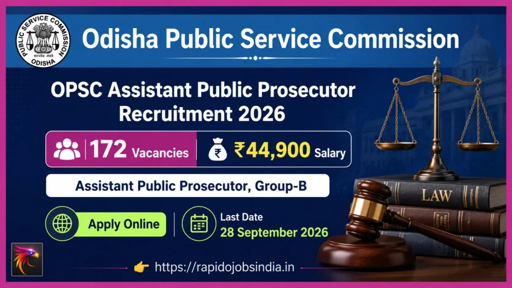 OPSC Asst Public Prosecutor Recruitment 2026