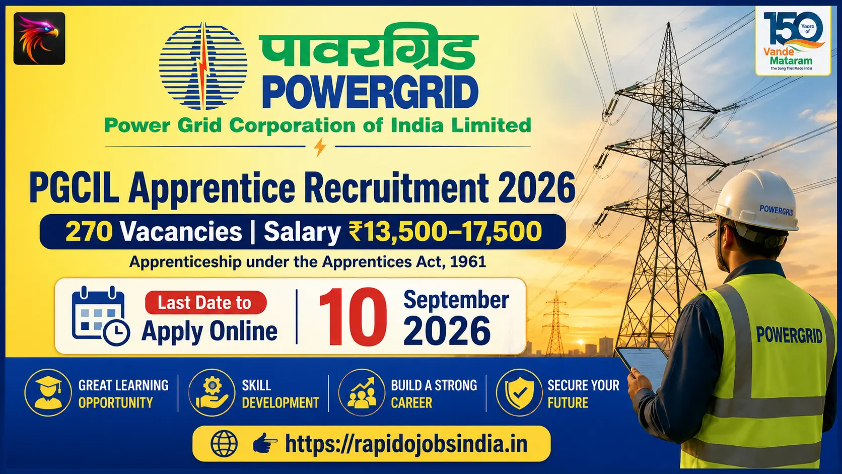 PGCIL Apprentice Recruitment 2026