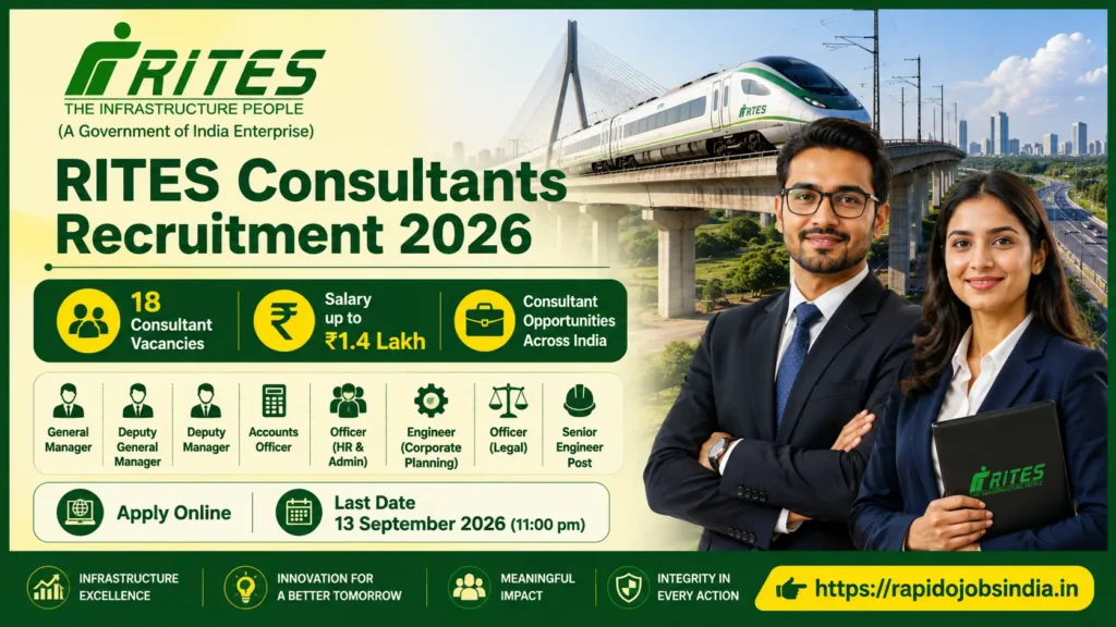 RITES Consultants Recruitment 2026