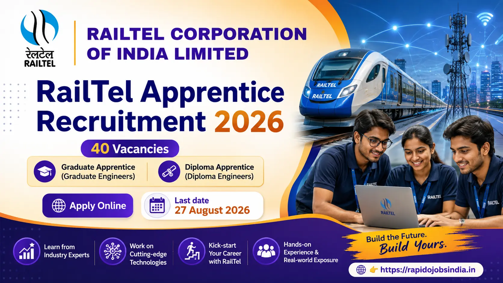 RailTel Apprentice Recruitment 2026
