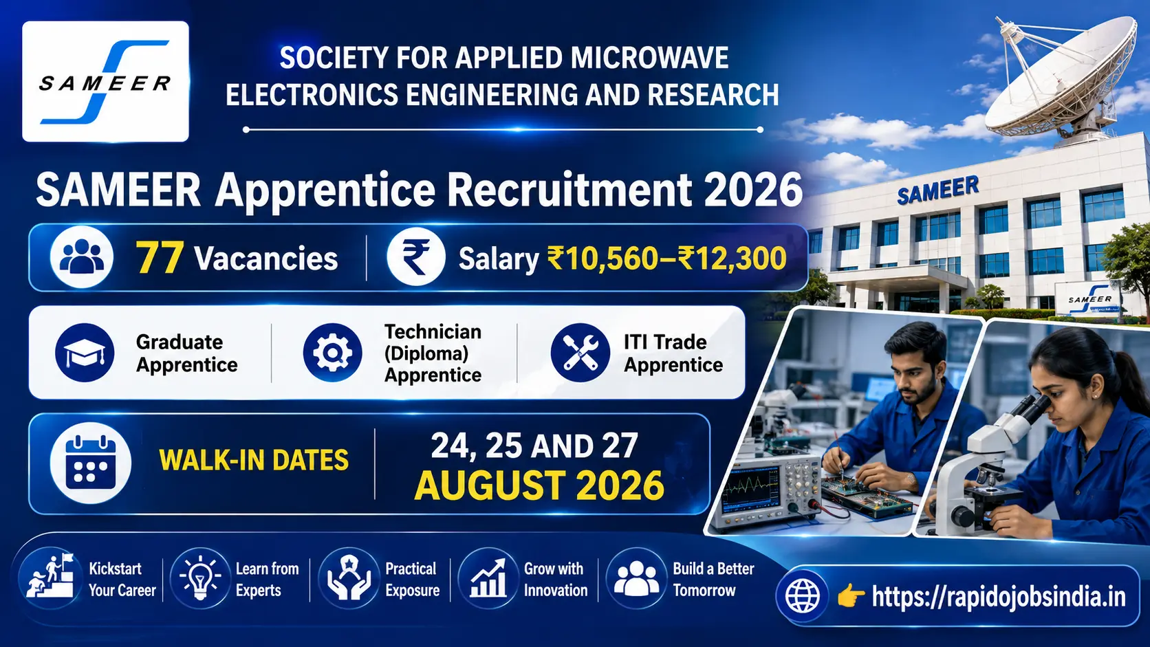 SAMEER Apprentice Recruitment 2026 new