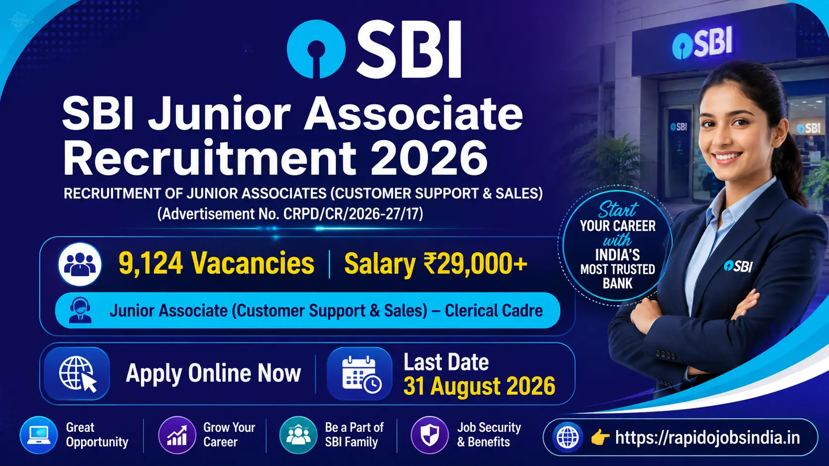 SBI Junior Associate Recruitment 2026
