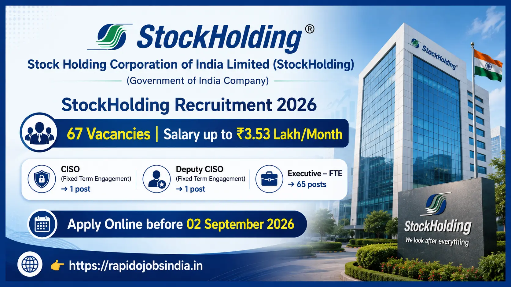 Stock Holding Recruitment 2026