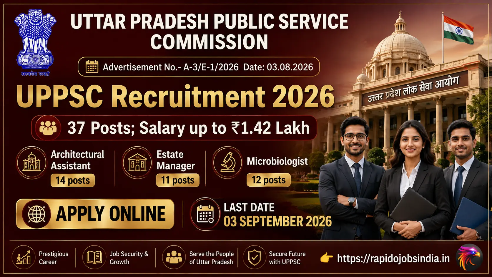 UPPSC Multiple Recruitment 2026
