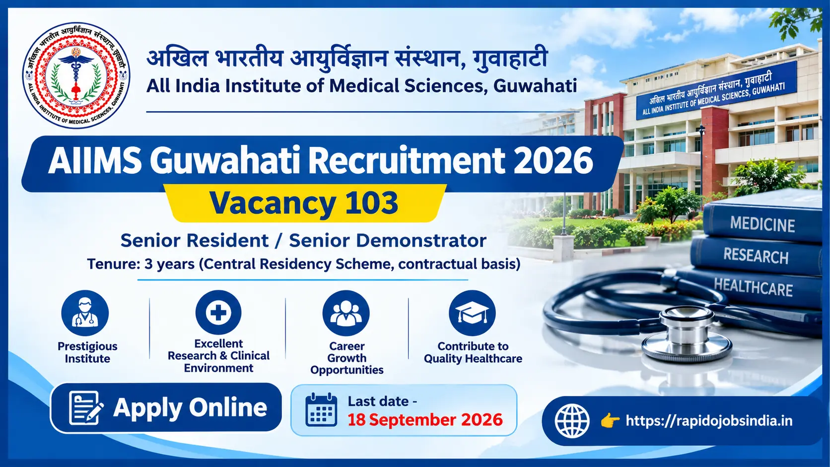 AIIMS Guwahati Recruitment 2026