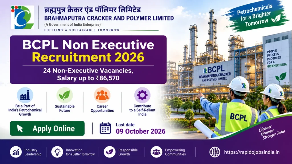 BCPL Non Executive Recruitment 2026