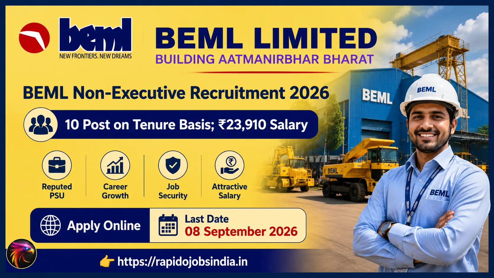 BEML Non Executive Recruitment 2026