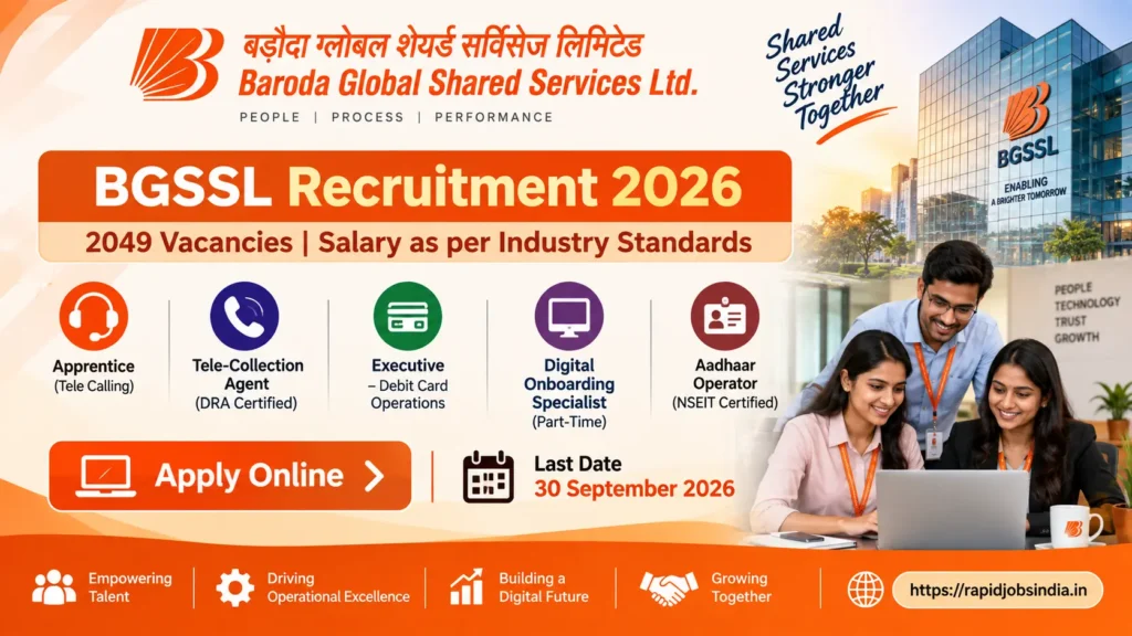 BGSSL Recruitment 2026
