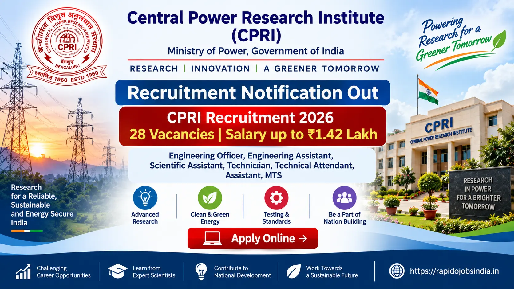 CPRI Recruitment 2026 Notification