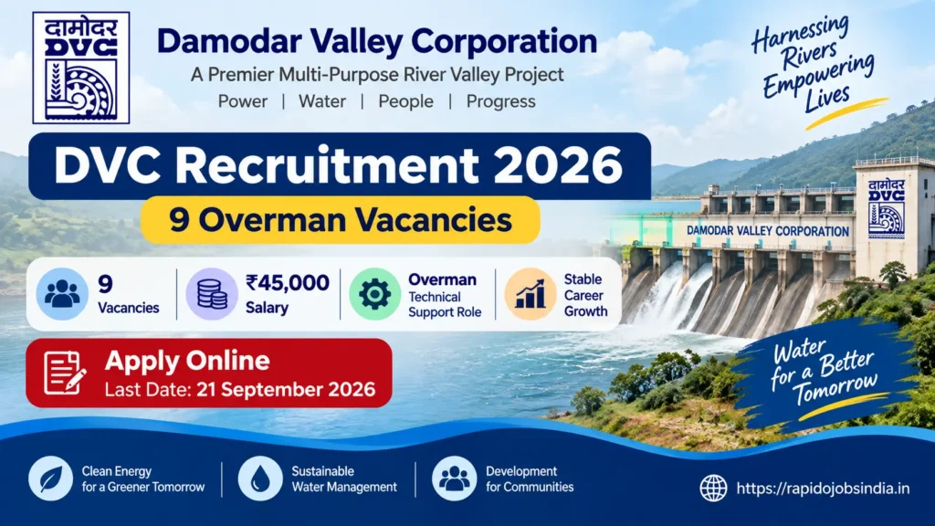 DVC Recruitment 2026
