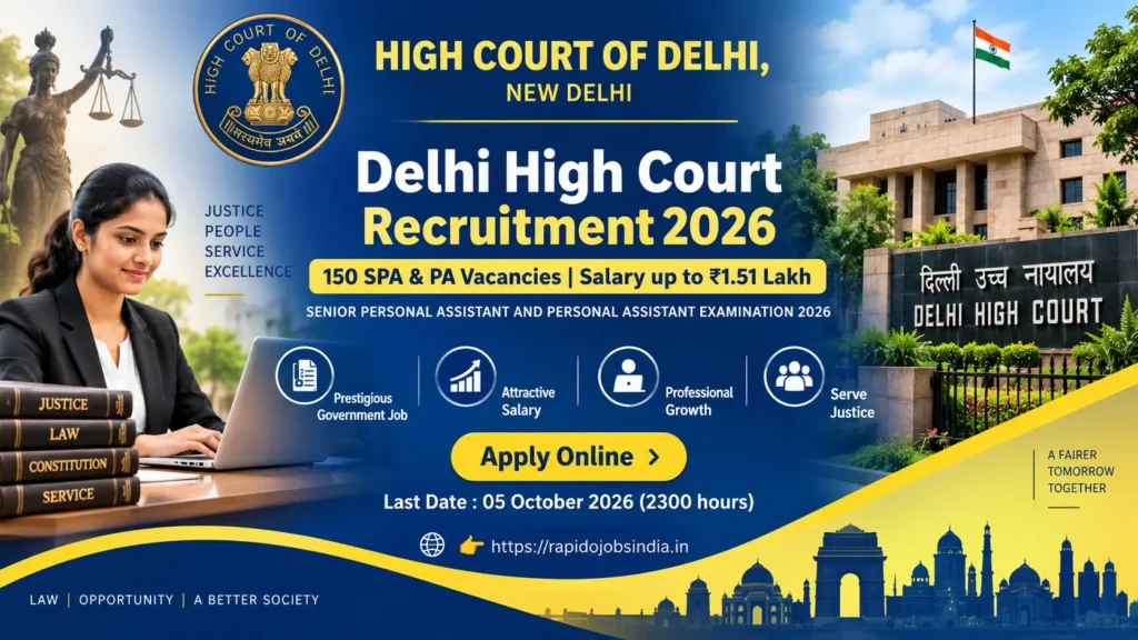 Delhi High Court Recruitment 2026