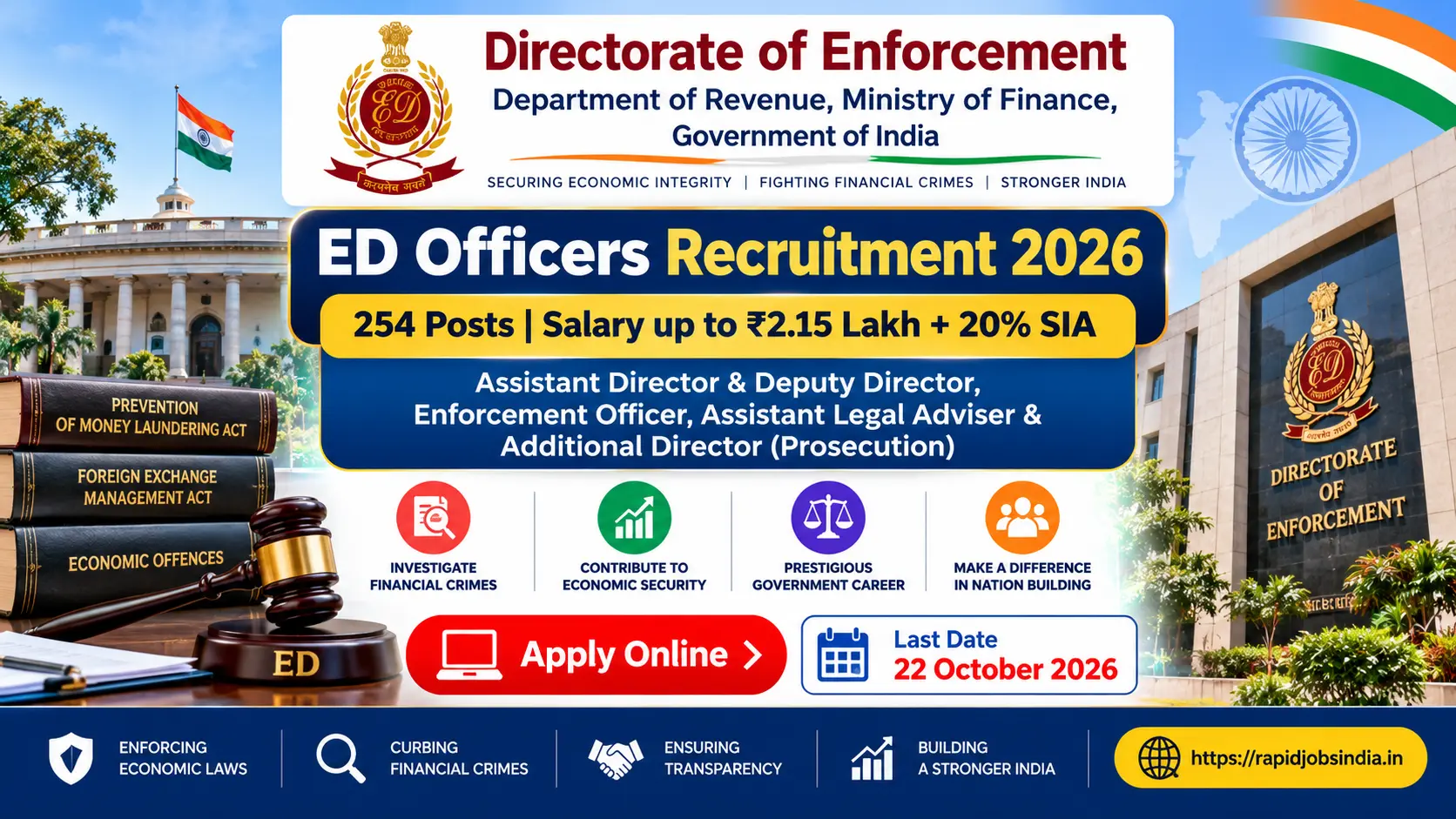 ED Officers Recruitment 2026