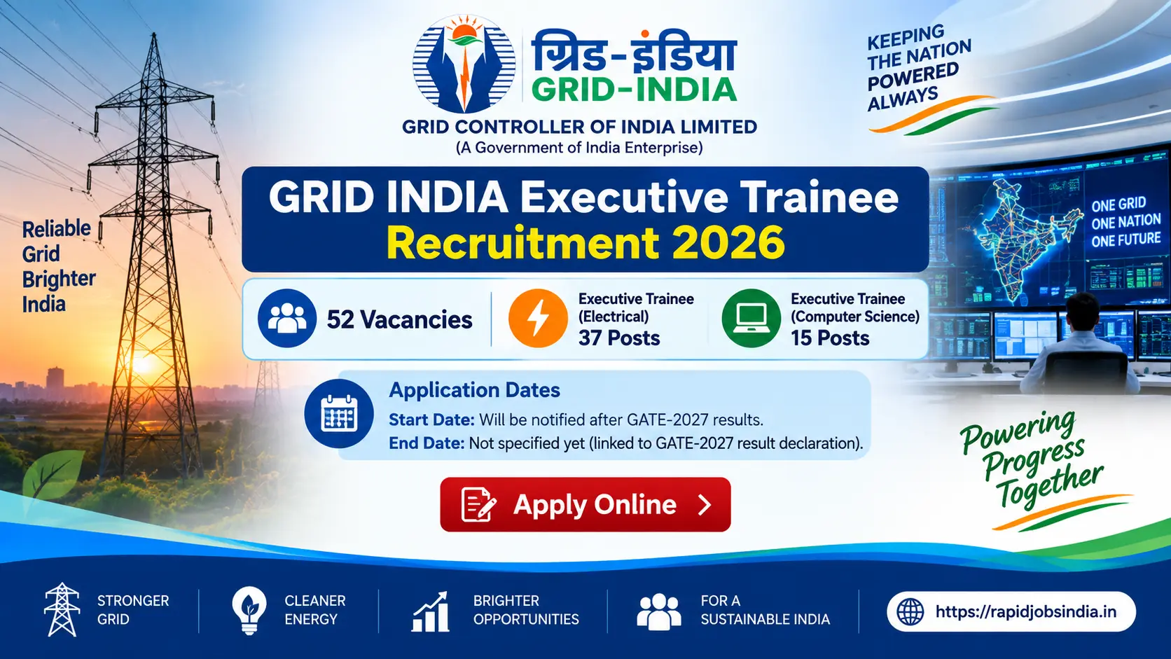 GRID INDIA Executive Trainee Recruitment 2026
