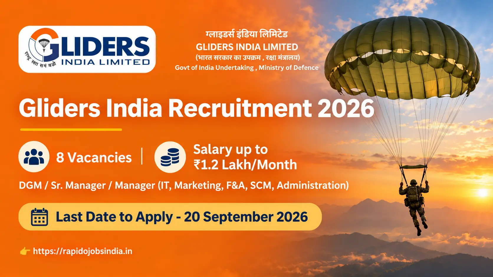 Gliders India Recruitment 2026