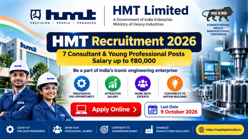 HMT Recruitment 2026