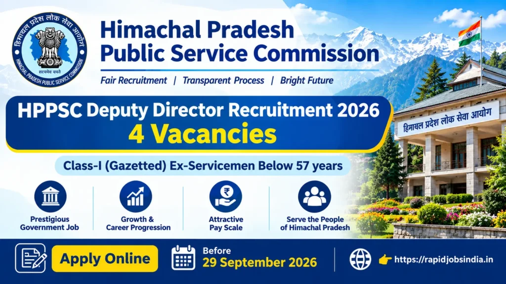 HPPSC Deputy Director Recruitment 2026