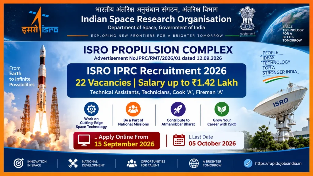 ISRO IPRC Recruitment 2026