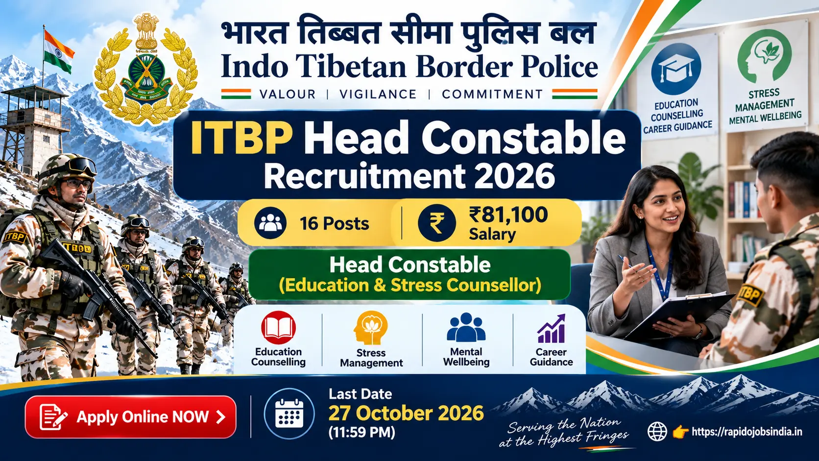 ITBP Head Constable Recruitment 2026