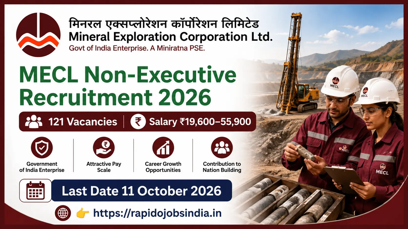 MECL Non Executive Recruitment 2026