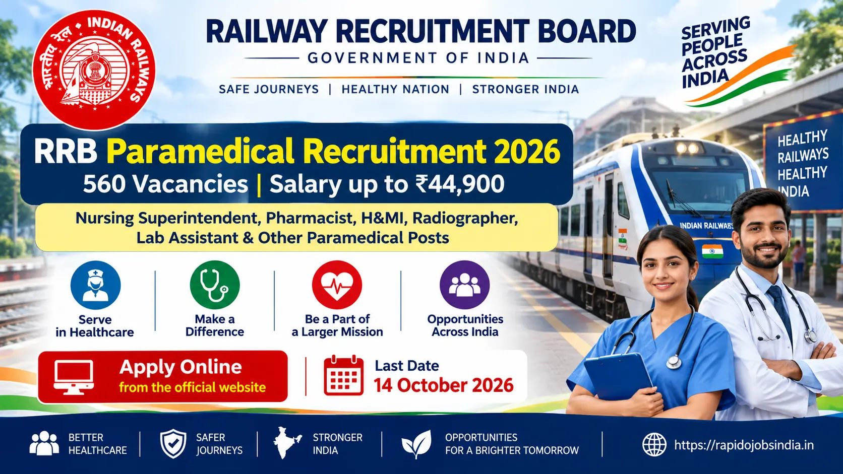 RRB Paramedical Recruitment 2026