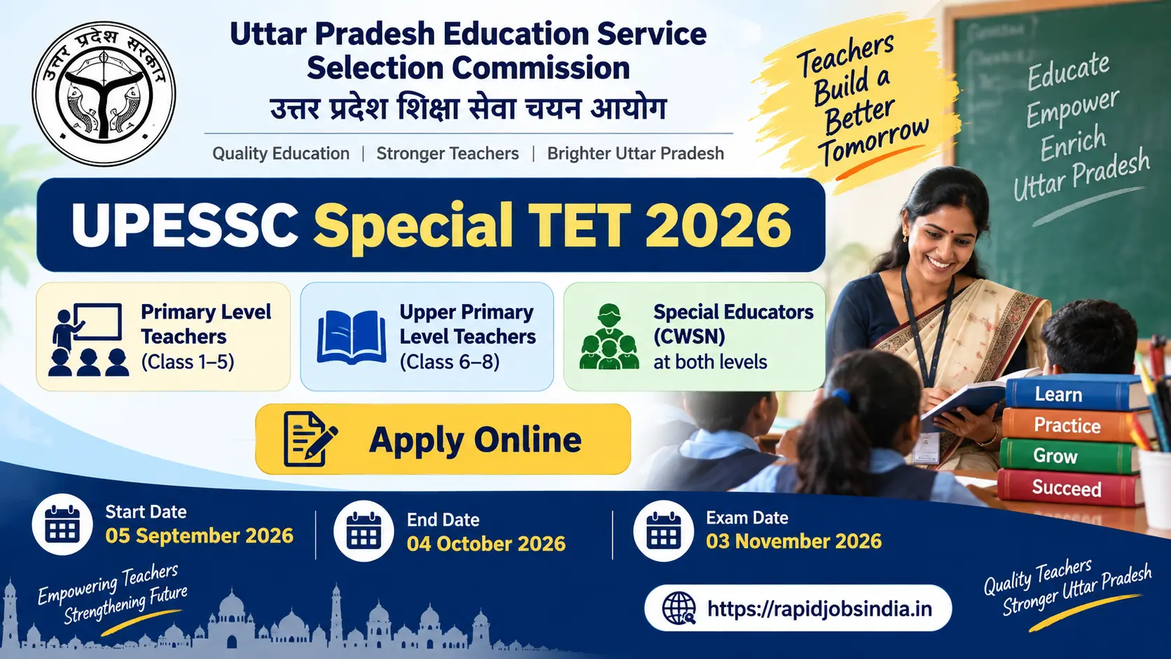 UPESSC Special TET 2026