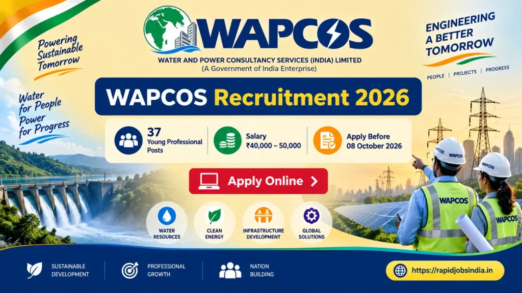 WAPCOS Recruitment 2026