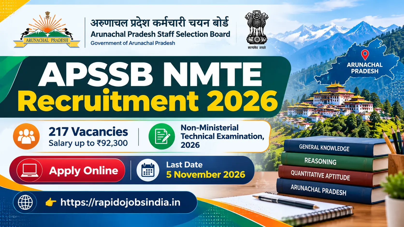 APSSB NMTE Recruitment 2026