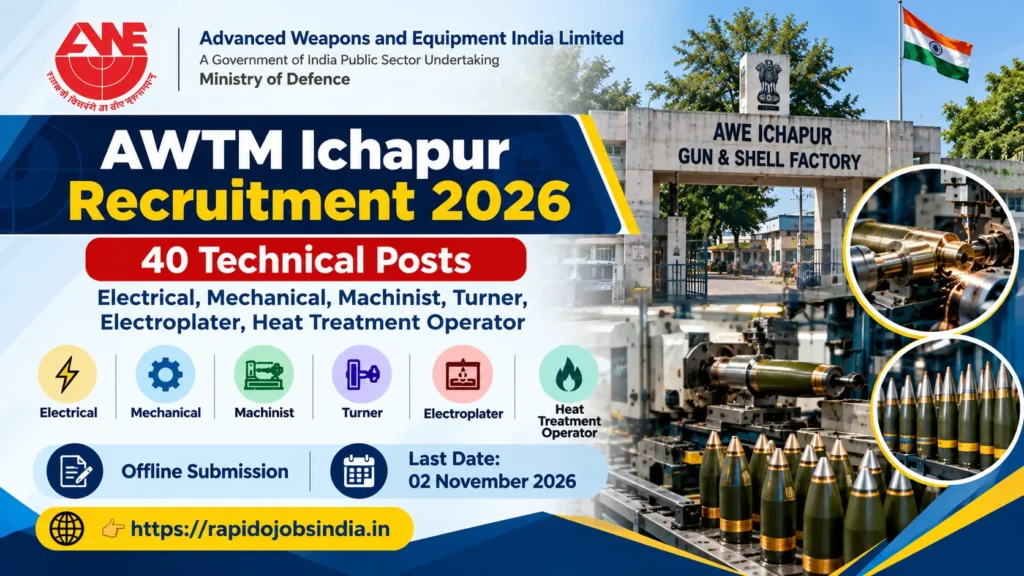 AWTM Ichapur Recruitment